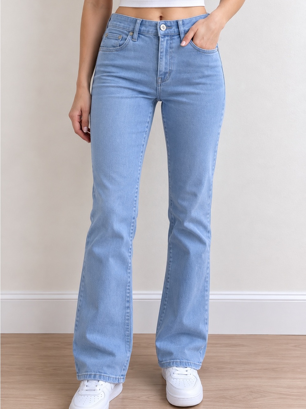Tory Burch Light Blue Flare Jeans Size 27